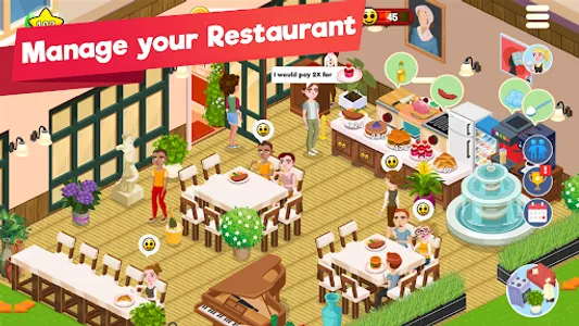 Restaurant Manager Idle Tycoon screenshot 0