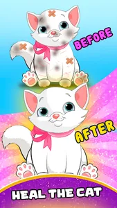 Rescue Cat - Pet Grooming Game screenshot 0