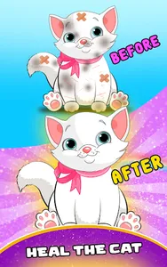 Rescue Cat - Pet Grooming Game screenshot 8