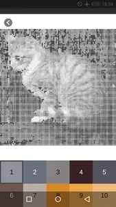 Cat Color Number - Pixel Art screenshot 1