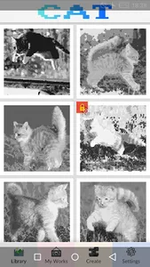 Cat Color Number - Pixel Art screenshot 2
