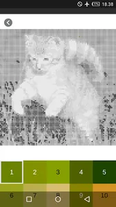 Cat Color Number - Pixel Art screenshot 3