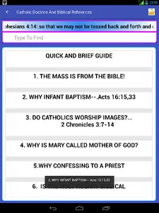 Catholic Doctrine And Bible Re screenshot 1