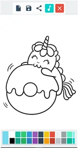 Cat Unicorn Coloring Book screenshot 0
