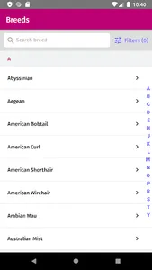 All cat breeds screenshot 0