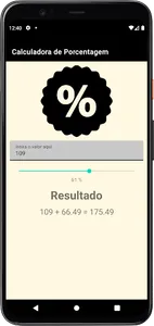 Calculadora de Porcentagem screenshot 2
