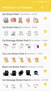 WASticker: Cat Stickers screenshot 3