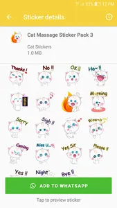 WASticker: Cat Stickers screenshot 6