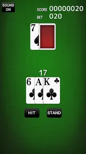 BlackJack card game screenshot 8