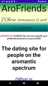 AroFriends screenshot 0