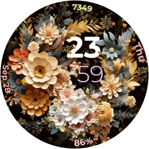 CC Rose Gold One Watch Face screenshot 4