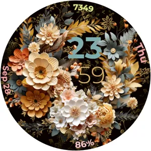 CC Rose Gold One Watch Face screenshot 5