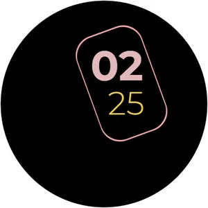 CC Rose Gold One Watch Face screenshot 7