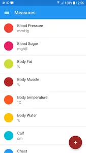 Body measurements - weight, BM screenshot 1