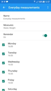 Body measurements - weight, BM screenshot 5