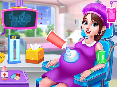 Pregnant Mommy Care Baby Games screenshot 19