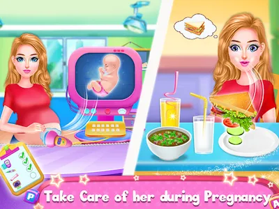 Pregnant Mommy Care Baby Games screenshot 21