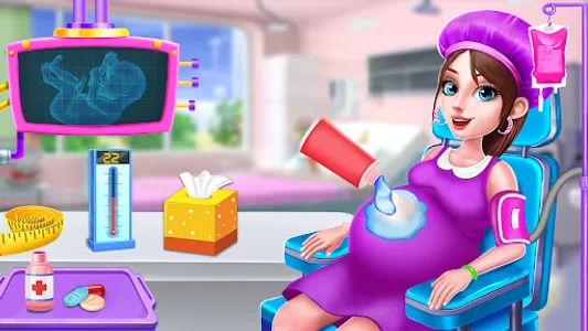 Pregnant Mommy Care Baby Games screenshot 3