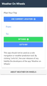 Weather On Wheels screenshot 0