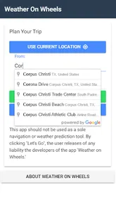 Weather On Wheels screenshot 1