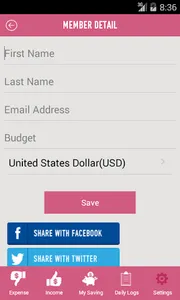 Money Tracker screenshot 1
