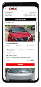 Carbnb screenshot 1