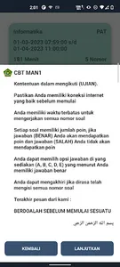 CBT MAN SATU screenshot 3