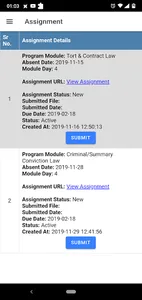CCBST eStudent screenshot 3