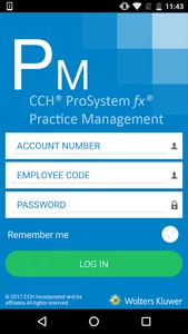 CCH ProSystem fx  Mobile Time screenshot 0