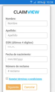 CLAIMVIEW screenshot 1