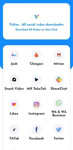 VIDISO-All Social Status Saver screenshot 0