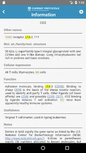 CD Antigens Information Finder screenshot 1