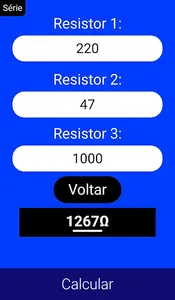 Calculadora de Componentes Ele screenshot 1
