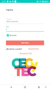 CECYTEC Consulta Escolar screenshot 0