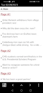 Ozaukee County News Graphic screenshot 4