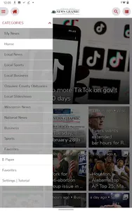 Ozaukee County News Graphic screenshot 7