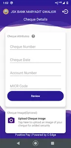 GWALIOR DCCB Positive Pay screenshot 3