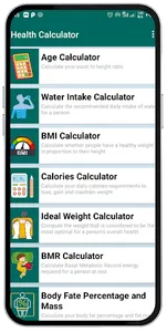 Health Calculator screenshot 2