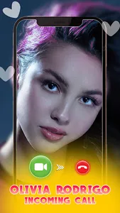 Fake Video Call Olivia Rodrigo screenshot 6