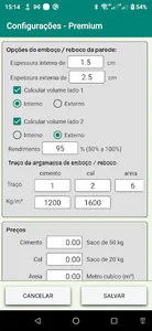 Cálculo de Tijolos screenshot 5