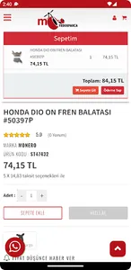 Moto Yedek Parça screenshot 3