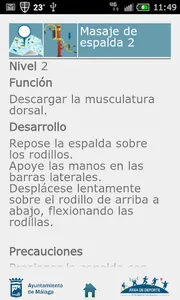 Zonas de Musculación screenshot 5