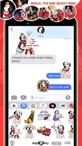 MollyMoji - Dalmatian dog emoj screenshot 2