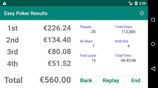 Easy Poker Tournament Timer screenshot 5