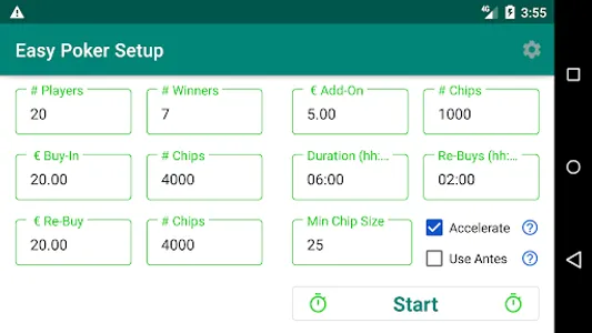 Easy Poker Tournament Timer screenshot 6