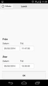 Personlig svarsservice screenshot 1