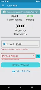 CTTC eBill screenshot 2