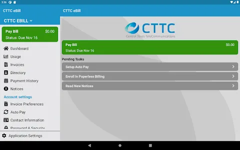 CTTC eBill screenshot 5