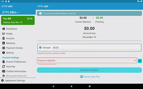 CTTC eBill screenshot 6