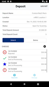 Central Remote Deposit Capture screenshot 2